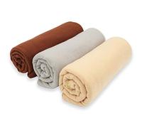 MERCURY TEXTIL -Mantas Suave de Felpa- para Perros, Gatos, Conejos y Otras Mascotas. Tamaño 130 x160 cm. Pack de 3 (Pack de 3 Liso)