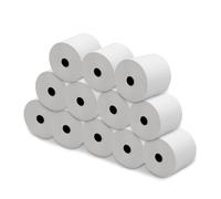 MERCURY TEXTIL - Rollo de Papel Térmico de 80x80x12mm Sin Bisphenol A, para Impresora Térmica, Rollos de Papel de Ticket, Caja Registradora, Recibos,Básculas (12 Rollos)