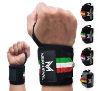 MERCURYAL 2 Muñequeras Gym - Crossfit - Nuevo diseño Avanzado de Italia - Accesorios Fitness - Wrist Wraps - Muñequeras Deportivas para Hombres y Mujeres