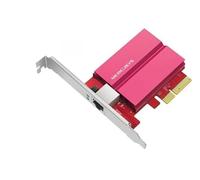 Mercusys Adaptador de red 10 Gigabit Pcle, compatibilidad versátil, Wake-on-LAN, Ethernet de bajo consumo, reproducción sin retrasos, transmisión 8K/4K, compatible con Windows, servidores Windows y