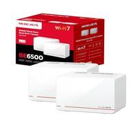 MERCUSYS Halo H37BE V1 - Sistema Mesh Wi-Fi 7 2-Unidades, Cobertura hasta 460 m², Puertos 2.5 Gbps, Rendimiento 6.5 Gbps, conexión para >200 Dispositivos