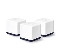 Mercusys - HALO H50G, AC1900 Mesh Wi-Fi, Doble Banda, Cobertura hasta 550 m², 3× Gigabit Puerto por Unidad, MU-MIMO, Beamforming, Control Parental, Smart Connect, 3 Unidad (Paquete de 1)