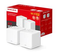 PUNTO DE ACCESO INTERIOR MESH WIFI 6 MERCUSYS HALO H60X (2-PACK) KIT DE DOS PUNTOS DE ACCESO INTERIO