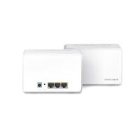 Mercusys Sistema AX3000 Whole Home Mesh Wi-Fi 6, cobertura de hasta 460 m², conexión hasta 150 dispositivos, canales 160 MHz, puertos Gigabit completos, control fácil de la aplicación, Halo H80X
