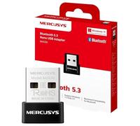 Mercusys MA530 Nano Adaptador USB Bluetooth 5.3, Conexión Rápida y Estable, Compatible con Windows 11/10/8.1/7, Plug & Play, para computadora, portátil, Auriculares, Altavoz y Teclado