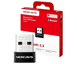Mercusys MA530 - Adaptador WiFi USB, Bluetooth 5.4, Nano, para PC | Adaptador WiFi USB para PC. Instalación Plug & Play. Conexión Estable. Compatible con Windows y macOS.