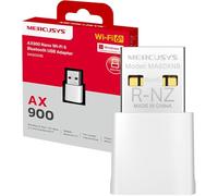 Mercusys MA60XNB - Adaptador USB Nano Wi-Fi 6 AX900 + Bluetooth 5.3, Doble Banda (600 Mbps a 5 GHz / 287 Mbps a 2,4 GHz), Seguridad WPA3, Compatible Windows 11/10