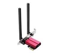 MERCUSYS, MA86XE, Tarjeta de Red PCLe AXE5400, Wi-Fi 6E con Bluetooth 5.3, Triple Banda, 6 GHz/5 GHz/2,4 GHz,Compatible con Windows 11 y 10, MU-MIMO, OFDMA, Cifrado WPA3, Ahorro de Espacio