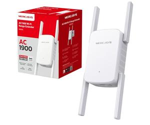 MERCUSYS ME50G AC1900Mbps WiFi Extender Booster, amplificador de Internet, puerto Ethernet, EasyMesh, antenas de alta ganancia, punto de acceso, repetidor, extensor TP-Link, control de aplicación