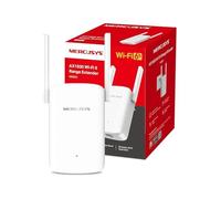 Mercusys ME60X Extensor de Rango Wi-Fi 6 AX1500, Doble Banda 2.4GHz 300Mbps y 5GHz 1201Mbps, Conexión Gigabit Ethernet, Fácil Configuración con WPS, Compatible con EasyMesh
