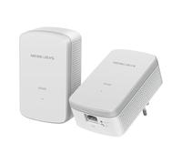 MERCUSYS MP310 Kit - AV600 Kit Powerline WiFi, Adaptador PLC con WiFi N300, hasta 600 Mbps HomePlug AV2, Cobertura hasta 300 m, 2 Puertos Fast Ethernet, Plug & Play, Compatible con Todos los Routers