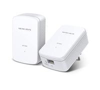 Mercusys TP-Link MP500 Kit Powerline Kit Homeplug AV2 hasta 1000Mbps, 1 Puerto Gigabit, Plug & Play, Compatible con Todos los routers, tecnología Powerline