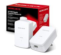 【Nuevo】 Mercusys MP500 Kit, AV1000 Mbps en Powerline, 1 Puerto Gigabit Ethernet, homeplug AV, sin WiFi, sin Necesidad de configuración