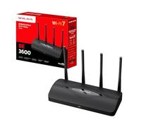 Mercusys MR27BE | Router WiFi 7 de Doble Banda BE3600Mbps, Puertos de 2,5 Gbps, 4 Antenas de Alta Ganancia, Canales de 160 MHz, MLO, Compatible con EasyMesh, Seguridad WPA3, Control Mediante a