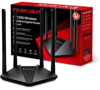 Mercusys MR30G - Router WiFi, AC1200, Doble Banda, Puertos Gigabit