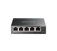 Mercusys MS105GS-M2 - Switch de Escritorio 5 Puertos Multi-Gigabit 2,5 GB, Plug & Play, Alta Velocidad, Carcasa Metálica, Silencioso, Bajo Consumo, Montaje Sobremesa o Pared, Ideal para Gaming y NAS