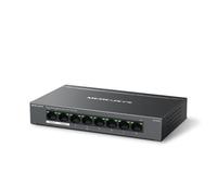 Mercusys - MS108GP switch Gestionado Gigabit Ethernet (10/100/1000) Energía sobre Ethernet (PoE) Negro