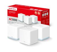 MERCUSYS TP-Link Halo H1500X (3-Pack) AX1500Mbps WiFi 6 Mesh Router, Coverage Up