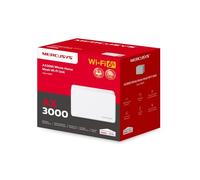 Mercusys TP-Link Halo H80X Mesh Wi-Fi 6 AX3000Mbps Dual-Band, 3 Puertos WAN/LAN Gigabit, Cubiertos hasta 270 m2, MU-MIMO, WPA3, Control por aplicación, 1 Unidad