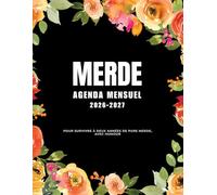Merde Agenda mensuel 2026-2027, Pour survivre à deux années de pure merde, avec humour.: Organiseur mensuel 2026-2027 pour femmes - 2 ans pour ... (ou essayer), avec humour et mandalas inclus