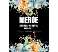 Merde Agenda mensuel 2026-2027, Pour survivre à deux années de pure merde, avec humour.: Organiseur mensuel 2026-2027 pour femmes - 2 ans pour ... (ou essayer), avec humour et mandalas inclus