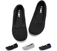 Merdoo Zapatos Planos de Ballet Mujer Bailarinas Flats sin Cordones Zapatos Bailarina para Mujer con Puntera Redonda Cómoda Clásica Punto Bailarinas Zapatos Azul 38 EU