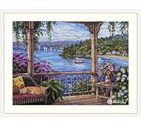 Merejka Juego de punto de cruz, multicolor, 37,5 x 28 cm