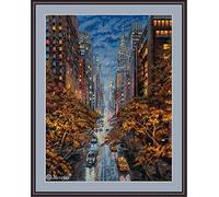Merejka K-172 Autumn Aura - Kit de punto de cruz, algodón, multicolor, 31 x 40 cm