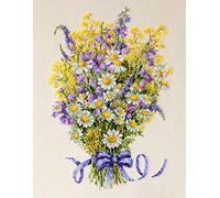 Merejka kit de punto de cruz - Flores de verano