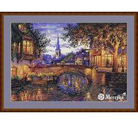 Merejka Kit de Punto de Cruz, Multicolor, 39x26,5 cm