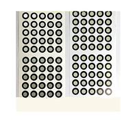MERHOVO Escáner 3D Escaneo 3D de 1000 Puntos Puntos de Marca Escáner 3D de Mano Refleja el Punto Objetivo Dentro 6 Fuera 10 mm Punto de Marcado Interior Marcador(Regular Tenacity)
