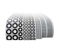 MERHOVO Escáner 3D Escáner 3D Punto de Marcado Posicionamiento Punto de Marcado Punto Negro Mate Marcado Interior 3 mm Exterior 7 mm Punto de Marcado Interior Marcador