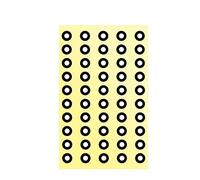 MERHOVO Puntos de Marcado para escaneo Punto de Referencia de 5.0 mm for marcadores de reflexión difusos de escaneo 3D (5000 PC) for escáner 3D Marcador de Punto de calibración de Punto
