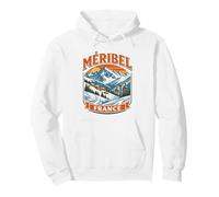 Meribel France Estación de esquí Esquí de montaña Alpina Sudadera con Capucha