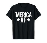 'Merica AF Funny July 4th Meme Celebra América EE.UU Camiseta