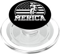 Merica USA American Flag United States - American Football PopSockets PopGrip para MagSafe
