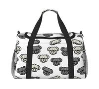 Merican Dog Head - Bolso bandolera de viaje para mujer y hombre, bolso de hombro, bolso de trabajo diario