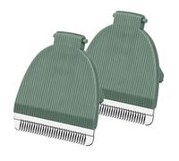 Meridian, paquete de 2 cuchillas de repuesto compatibles con la cuchilla de recorte Meridian, cuchillas de repuesto para el recortador, color verde