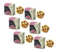 Meridiani | Dulces Coccole Mezcla de Frutas de Coco Piña | Infusión Afrutada Manzana Coco Piña Kiwi Plátano - (6 x 80 Gr) | Mezcla para Infusión Sin Cafeína