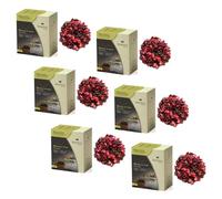 Meridiani® | Infusión Mundo de Cuentos de Hadas | Té de Frambuesa, Fresa y Bayas del Bosque sin Cafeína - (6 x 80 g) | Mezcla Afrutada de Sabor Delicado