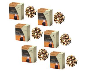 Meridiani® | Mezcla de frutas y flores Prince of Persia para infusión | Infusión de Dátiles, Jengibre y Cardamomo Sin Cafeína - (6 x 80 Gr) | Té de hierbas con aroma a frutas y especias