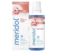 meridol Enjuague bucal completo cuidado 400 ml - efecto antibacteriano, protege las encías, fortalece los dientes y refresca el aliento, sin alcohol