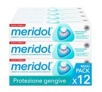 meridol Pasta dentífrica Protector de encías, 12 paquetes de 75 ml, combate el sangrado y la inflamación de las encías *Protege contra las recaídas *| Fórmula de doble acción|Efecto antibacteriano *