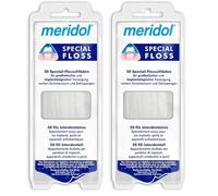 Meridol Special de Floss especial de flojel hilos, 50 unidades) (Paquete de 2)