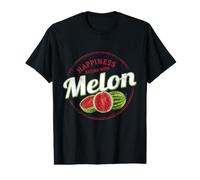 Merienda sandía Fruta Vintage Recuerdo de melón Retro Camiseta gráfica económica