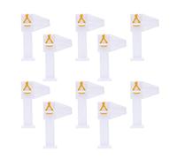 MERIGLARE 10 Unids/set de Clip de Reparación de Uñas de Plástico, Herramienta para Remodelar de, Pinza para Uñas, Blanco