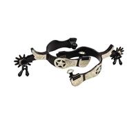 MERIGLARE 2X Espuelas para Caballo, Espuelas para Botas de Caballo, Equipo de Entrenamiento para Mujeres Y Hombres, Espuelas Vaqueras Occidentales