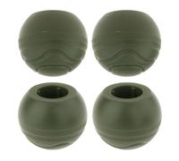 MERIGLARE 4 Piezas Protector de Pierna Tapón de Pie de Silla Cubierta Antideslizante Silicona Duradera Reducción de Ruido Adecuado para Picnic Camping Fiestas a, verde