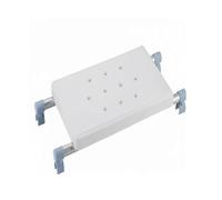 MERIGLARE Asiento de Inodoro con Base Amplia Respaldo Ergonómico Tapa Segura y Diseño Higiénico Adecuado para Pacientes Postoperatorios Casa Clínica Geriátrica, Tablero+Baño
