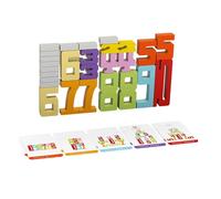 MERIGLARE Bloques Numéricos de Madera, Bloques Matemáticos para Niños, Niños